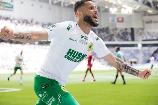 Hammarbys Mohanad Jeahze jublar