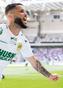 Hammarbys Mohanad Jeahze jublar