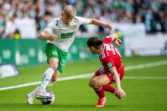 Hammarbys Dennis Collander och IFK Norrköpings Eman