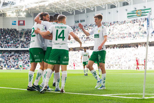 Hammarbys Björn Paulsen, Dennis Collander och Williot