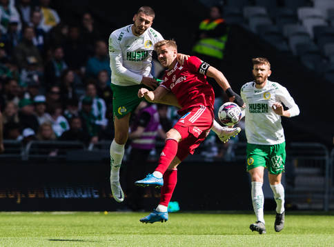 Hammarbys Edvin Kurtulus och IFK Norrköpings Christoffer