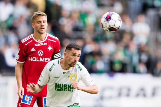 IFK Norrköpings Christoffer Nyman och Hammarbys Loret