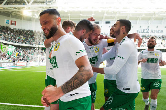 Hammarbys Mohanad Jeahze jublar