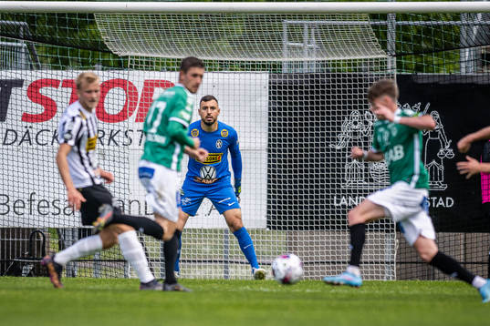 Landskronas målvakt Amr Kaddoura