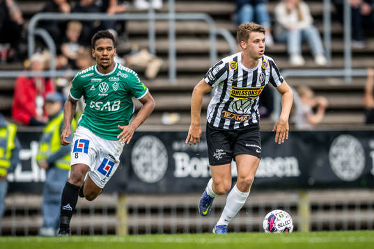 Brages Seth Hellberg och Landskronas Emil Jönsson