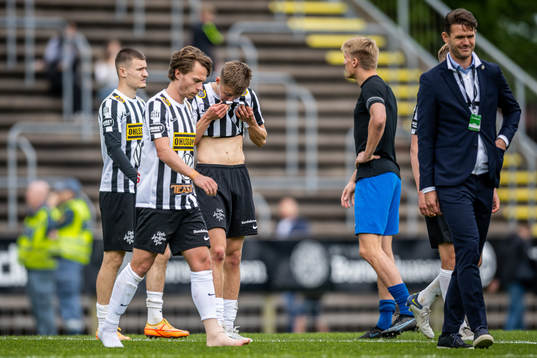 Landskronas Robin Dzabic, Filip Ottosson och Melker Heier