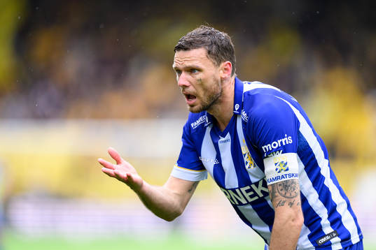 IFK Göteborgs Marcus Berg reagerar