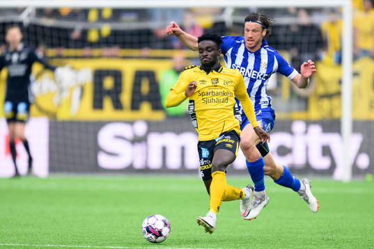Elfsborgs Emmanuel Boateng och IFK Göteborgs Gustav