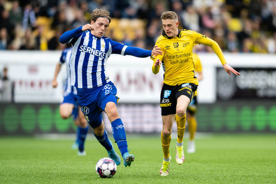 IFK Göteborgs Johan Bångsbo och Elfsborgs Alexander