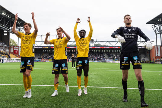 Elfsborgs spelare jublar