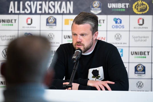 Elfsborgs manager Jimmy Thelin