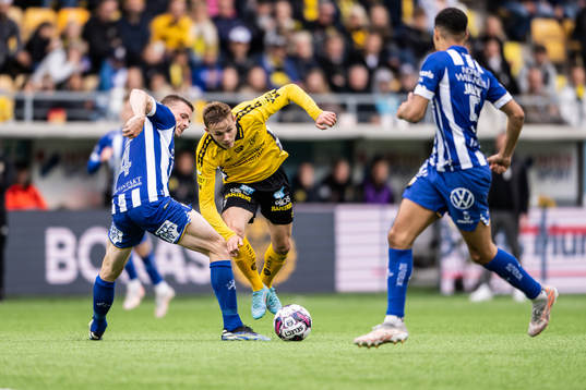 IFK Göteborgs Carl Johansson och Elfsborgs Jacob Ondrejka