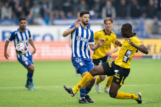 IFK Göteborgs Kevin Yakob och Elfsborgs Maudo Lamine