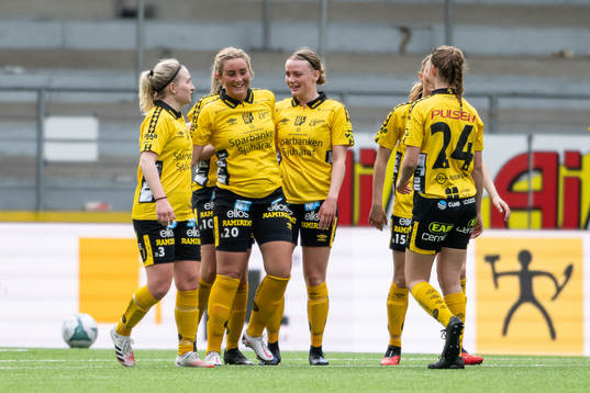 Elfsborgs spelare jublar