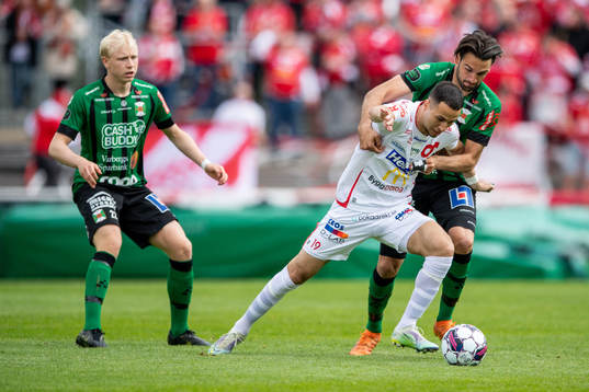 Degerfors Abdelrahman Saidi och Varbergs Oliver Stanisic