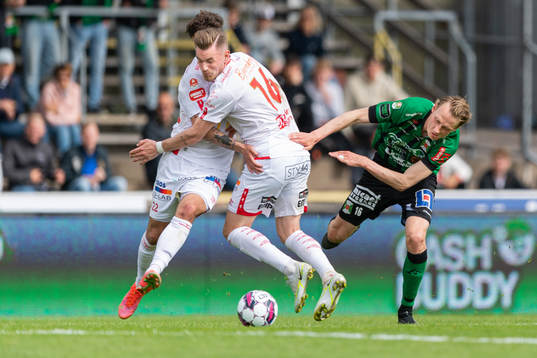 Degerfors Rasmus Örqvist ochVarbergs Alexander Johansson