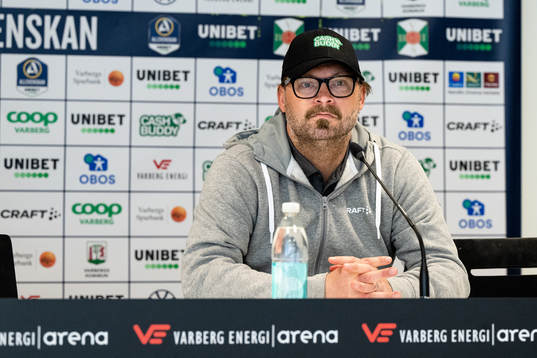 Varbergs tränare Joakim Persson
