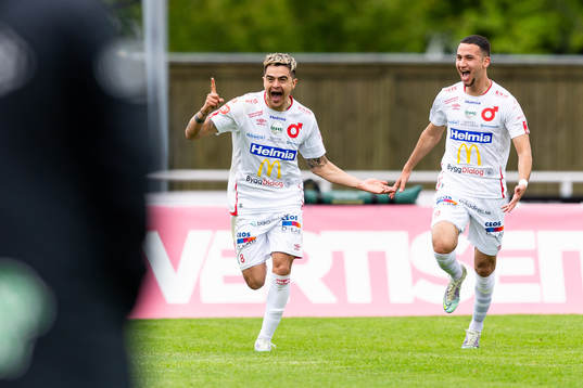 Degerfors Diego Campos jublar