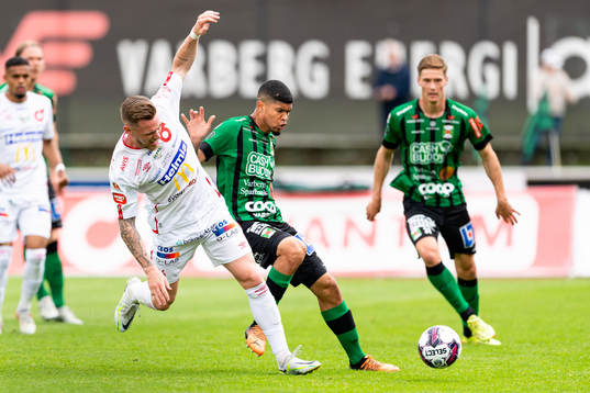 Degerfors Rasmus Örqvist och Varbergs Luke Le Roux