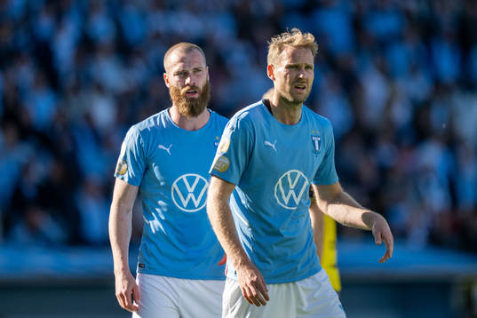 Malmö FFs Jo Inge Berget och Ola Toivonen