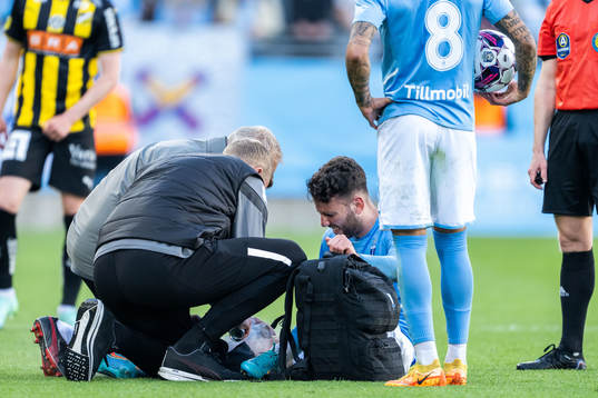 Malmö FFs Erdal Rakip får vård