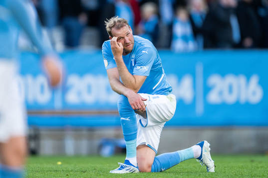 Malmö FFs Ola Toivonen deppar