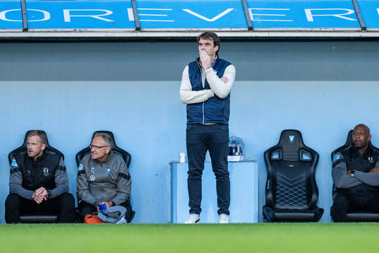 Malmö FFs tränare Milos Milojevic deppar