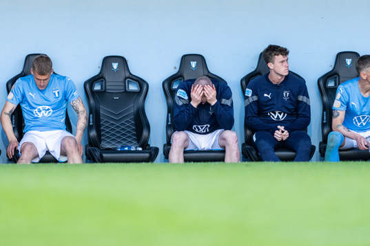 Malmö FFs Jo Inge Berget deppar