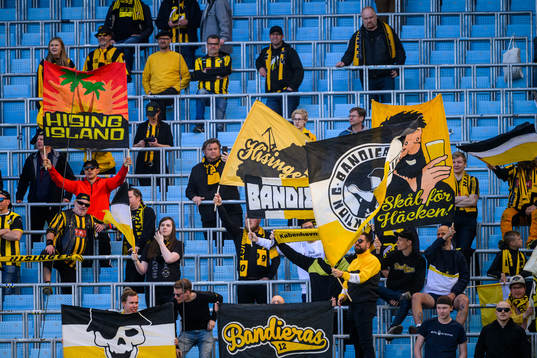 under fotbollsmatchen i Allsvenskan mellan Malmö FF och