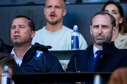 Sportansvarig Daniel Andersson och sportchef Andreas