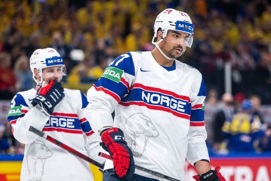 Andreas Martinsen of Norway looks dejected