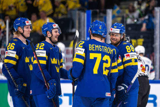 Rasmus Asplund, Rasmus Dahlin, Lucas Wallmark and William