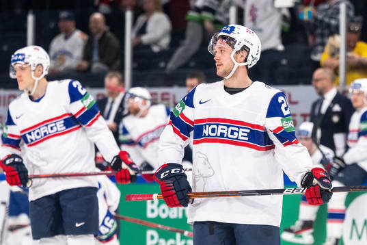 Magnys Geheb of Norway looks dejected