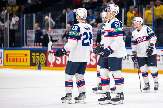 Magnys Geheb and Christian Bull of Norway looks dejected