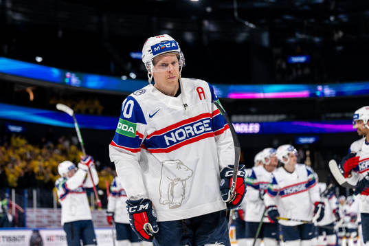 Ken-Andre Olimb of Norway looks dejected