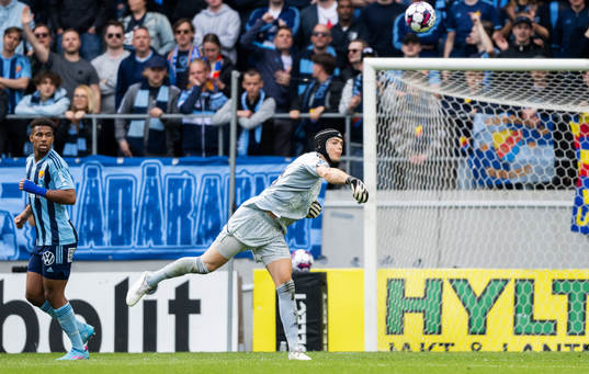 Djurgårdens målvakt Jacob Widell Zetterström