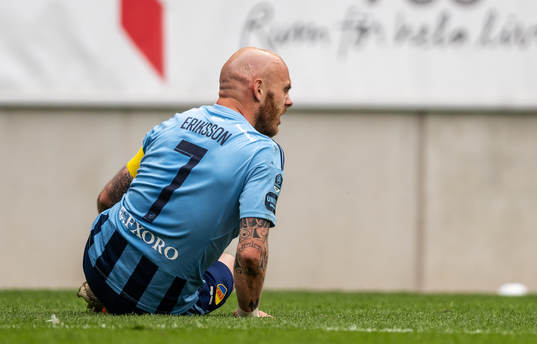 Djurgårdens Magnus Eriksson deppar