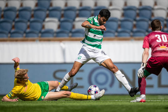 Dalkurds Filip Örnblom och Västerås Pedro Ribeiro