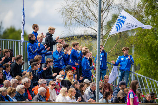 Spectators in the stands
