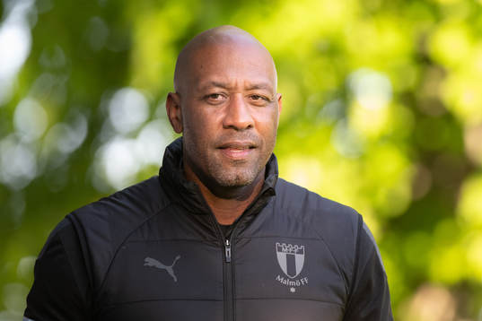 Malmö FFs assisterande tränare Jeffrey Aubynn