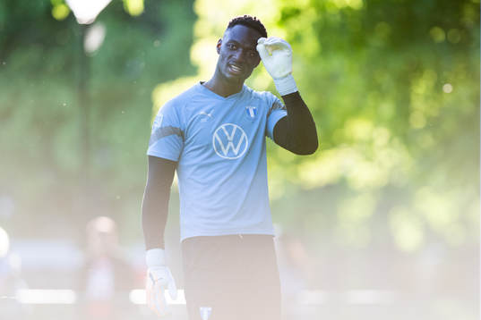 Malmö FFs målvakt Ismael Diawara