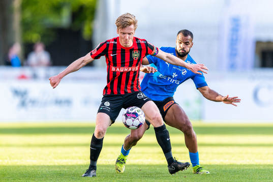 Brommapojkarnas Gustav Sandberg Magnusson och Halmstads