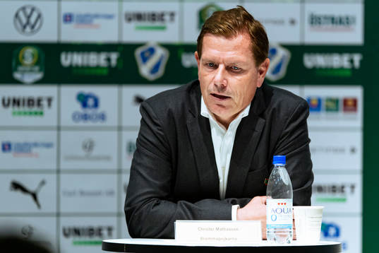 Brommapojkarnas tränare Christer Mattiasson