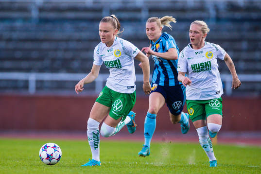 Hammarbys Matilda Vinberg och Emilia Larsson