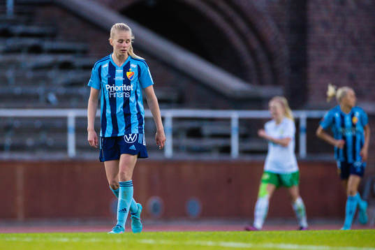 Djurgårdens Nellie Lilja deppar