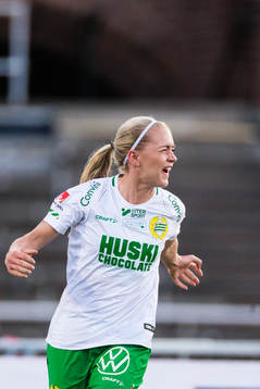 Hammarbys Elsa Karlsson jublar