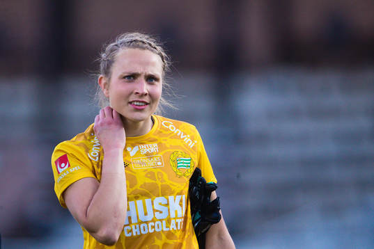 Hammarbys målvakt Anna Tamminen