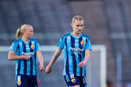 Djurgårdens Sara Olai deppar