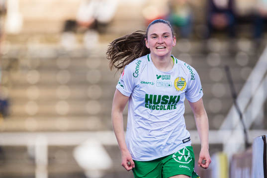 Hammarbys Vilde Hasund jublar