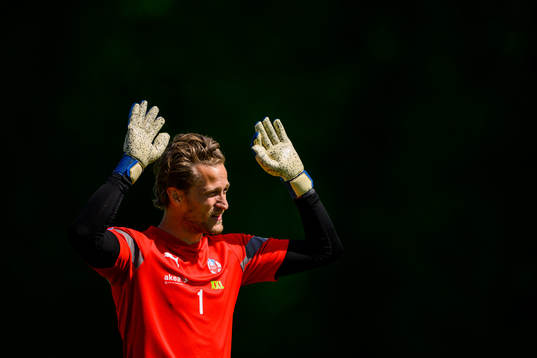 Målvakt Anders Lindegaard
